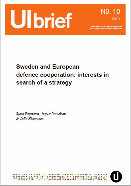 Sweden and European defence cooperation: interests in search of a strategy