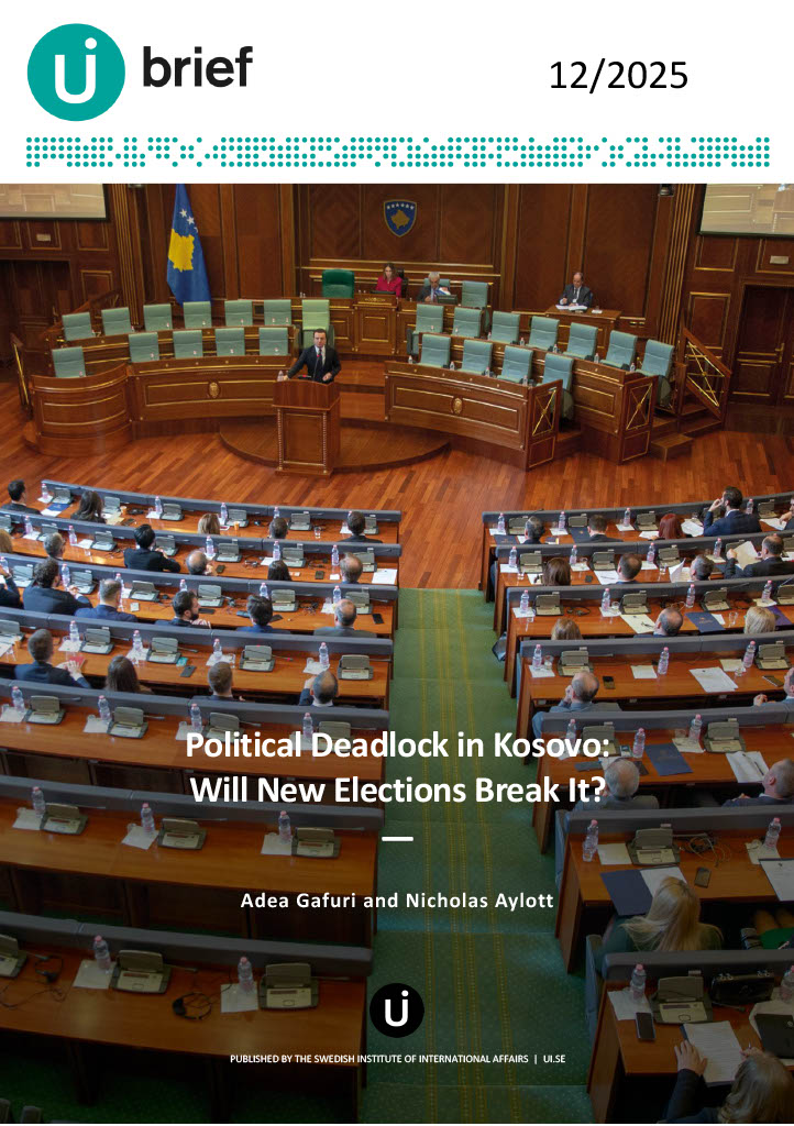 Political Deadlock in Kosovo:  Will New Elections Break It?