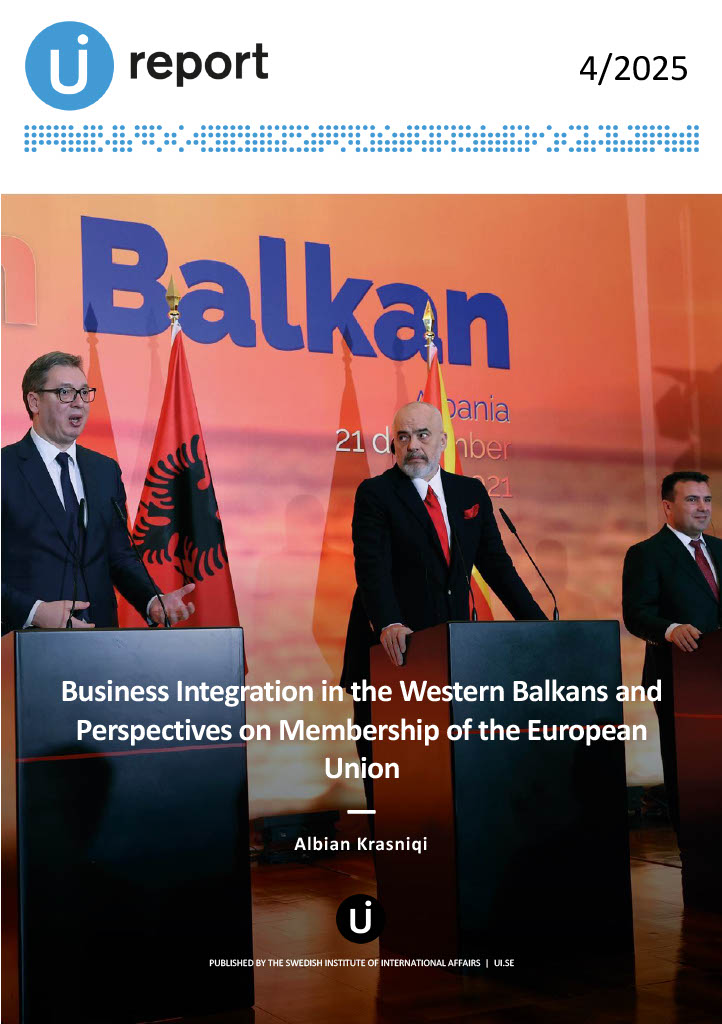 Business Integration in the Western Balkans and Perspectives on Membership of the European Union