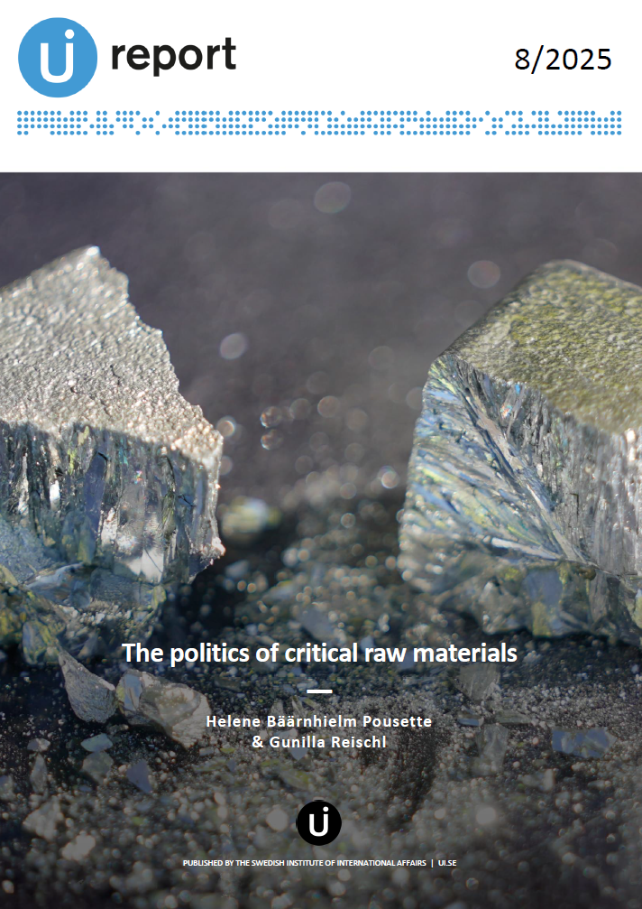 The politics of critical raw materials