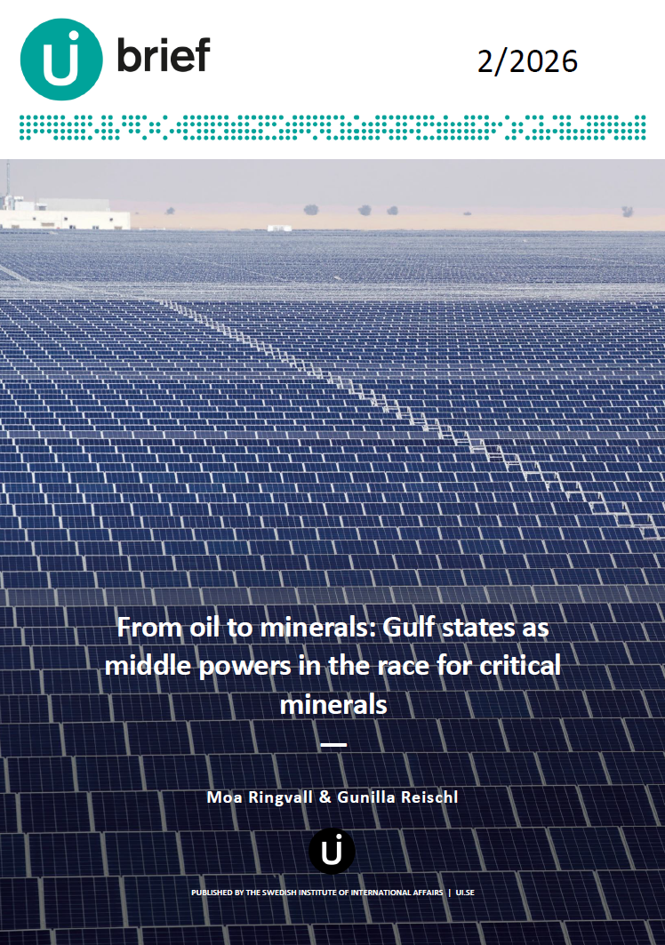 From oil to minerals: Gulf states as middle powers in the race for critical minerals