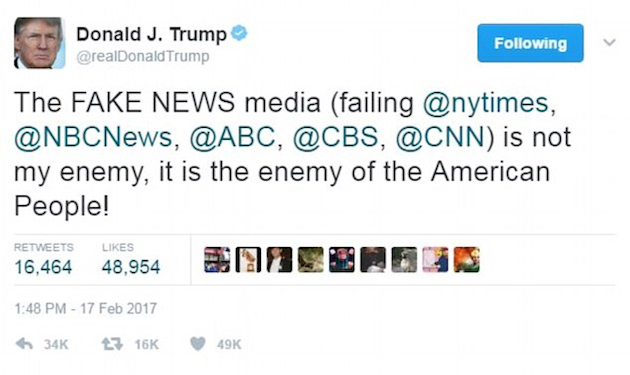 trump fake news